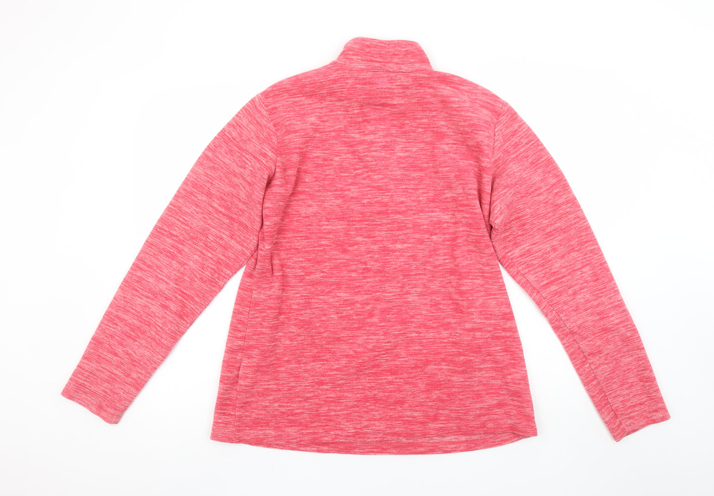 Mountain Warehouse Womens Pink 1/2 Zip Pullover Sweatshirt UK 16