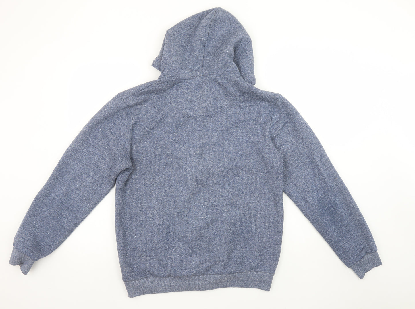 Paraffin Mens Blue Full Zip Hoodie Medium Regular Fit