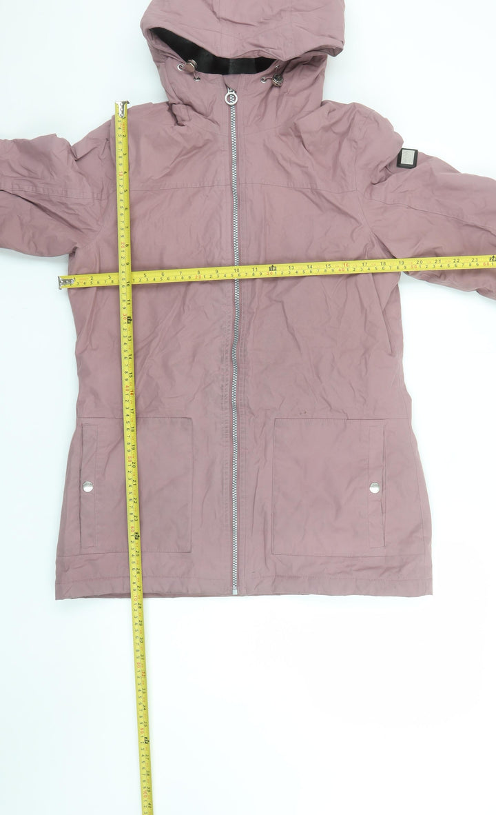 Regatta Womens Pink Hooded Parka Jacket Size 10 Polyester Lined