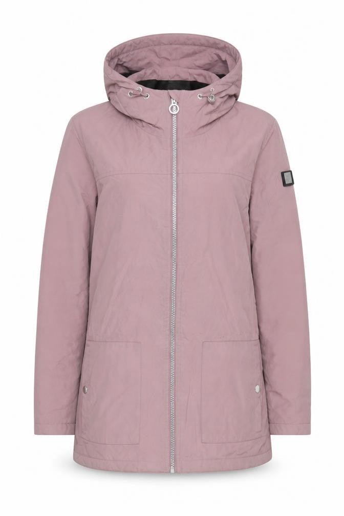 Regatta Womens Pink Hooded Parka Jacket Size 10 Polyester Lined