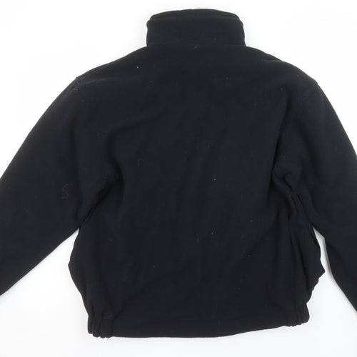 Jerzees Mens Black Fleece Outdoor Full Zip Jacket Size S