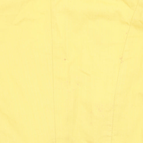 A|Wear Women’s Yellow Cotton Belted Blazer Jacket Size 12