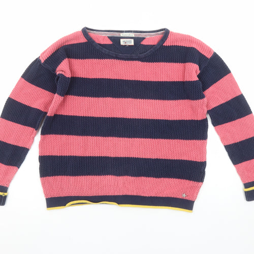 Tommy Hilfiger Women’s Multicoloured Striped Cotton Jumper M