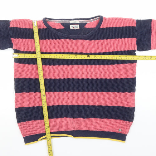 Tommy Hilfiger Women’s Multicoloured Striped Cotton Jumper M