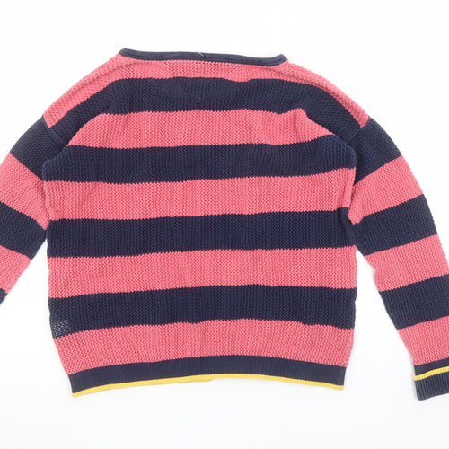 Tommy Hilfiger Women’s Multicoloured Striped Cotton Jumper M