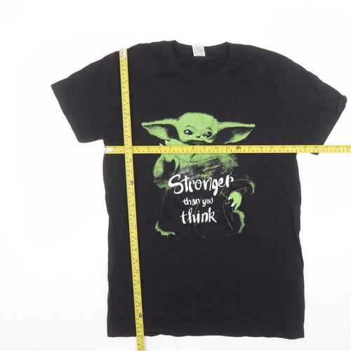 Fruit of the Loom Star Wars Women’s Black M Baby Yoda T-Shirt