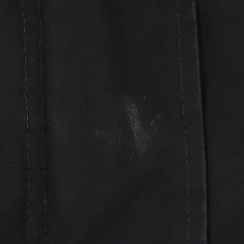 Sailors & Brides Men's Black Parka Coat S Hooded Lined Winter Jacket