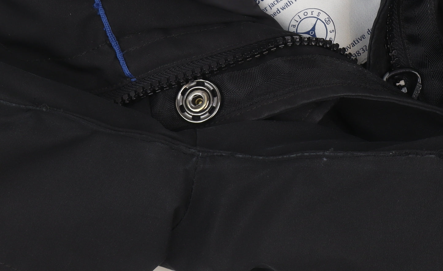 Sailors & Brides Men's Black Parka Coat S Hooded Lined Winter Jacket