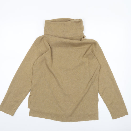 H&M Women’s Beige Roll Neck Pullover Jumper XS