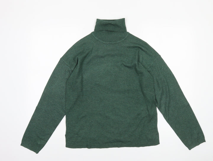Primark Women Green XS Roll Neck Knit Jumper