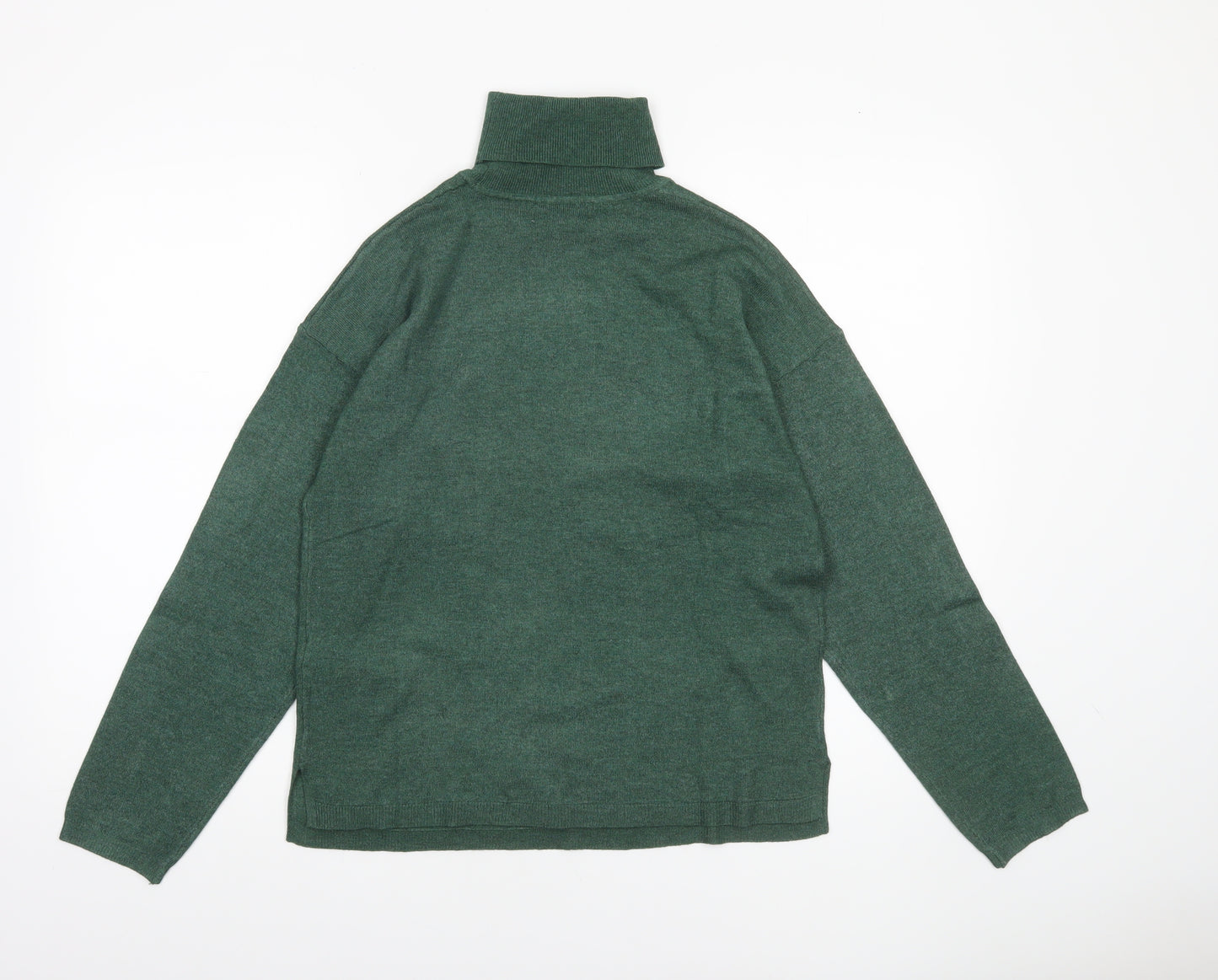 Primark Women Green XS Roll Neck Knit Jumper