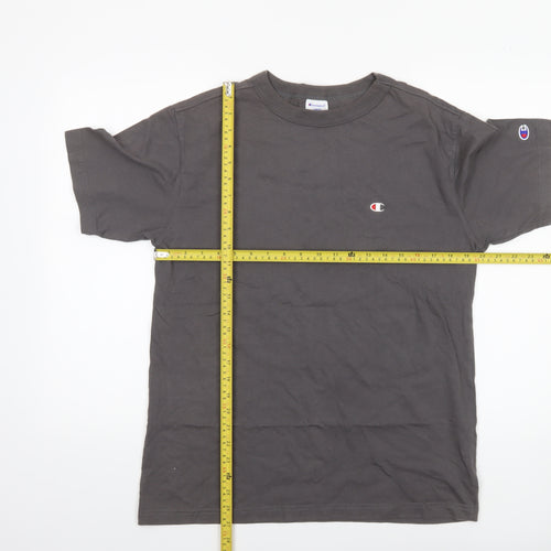 Champion Men's Grey Large Crew Neck Short Sleeve T-Shirt