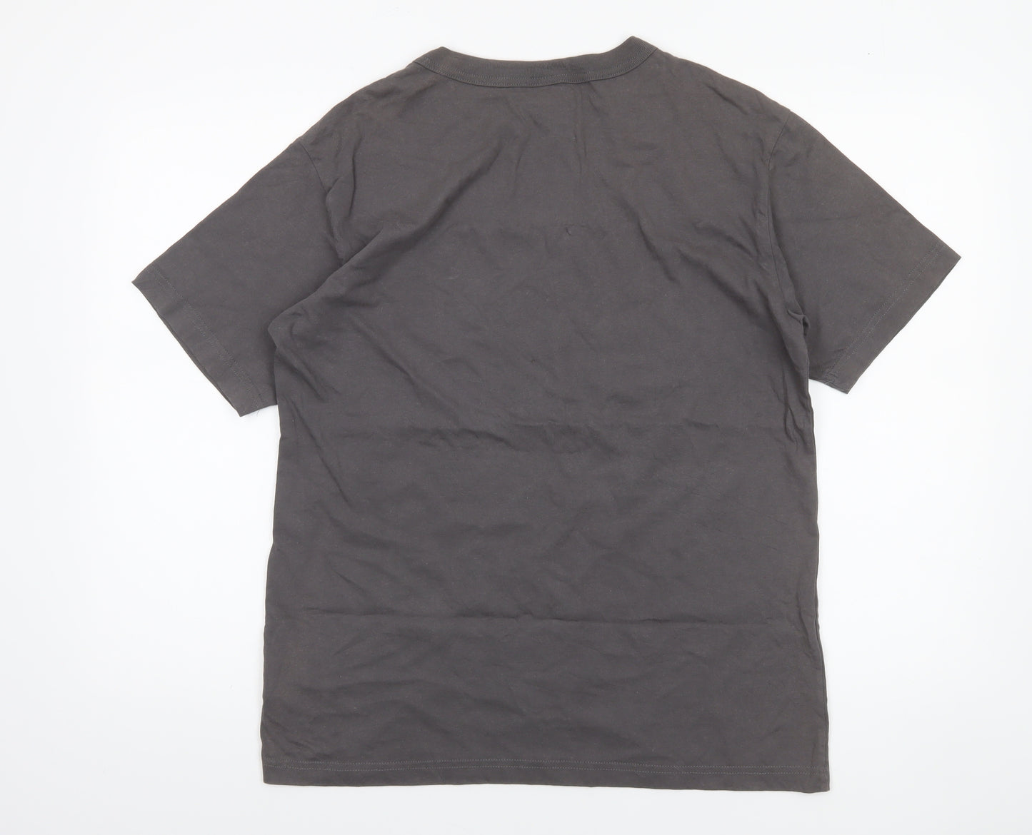 Champion Men's Grey Large Crew Neck Short Sleeve T-Shirt