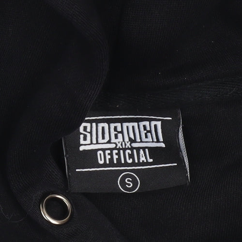Sidemen Official Men's Black Pullover Hoodie Size S with Logo Design
