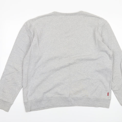 Levi Strauss & Co. Mens Grey 501 Graphic Pullover Sweatshirt XL