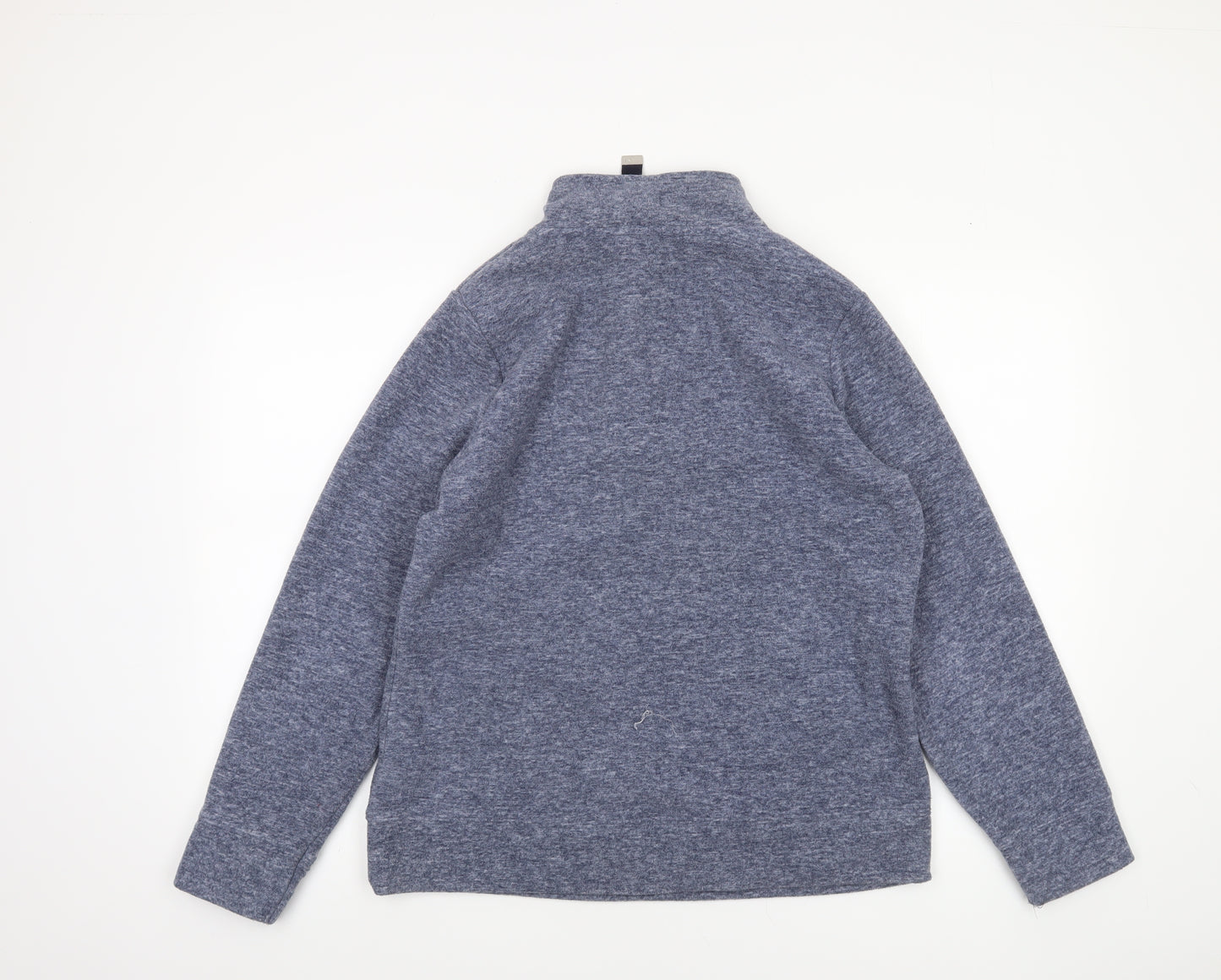 Maine New England Women Blue 1/4 Zip Pullover Sweatshirt Size 14