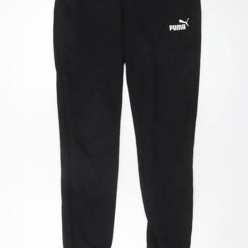 Puma Women’s Black Jogger Sweatpants S Regular Fit Sportswear