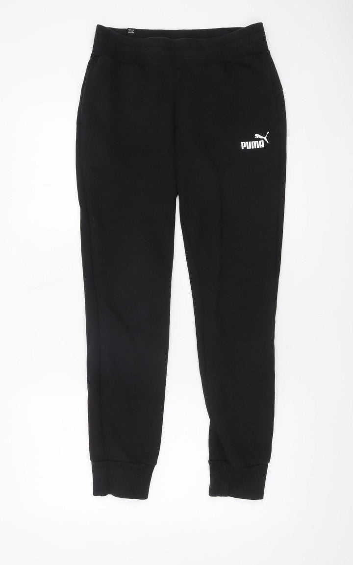 Puma Women’s Black Jogger Sweatpants S Regular Fit Sportswear