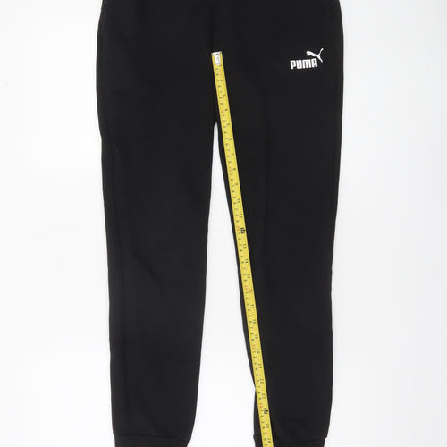 Puma Women’s Black Jogger Sweatpants S Regular Fit Sportswear