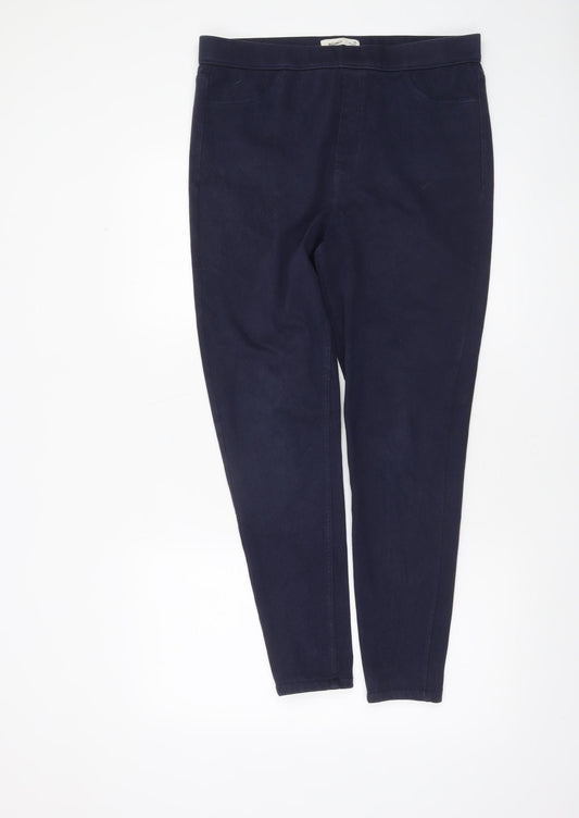Marks and Spencer Women's Blue Size 16 Slim Fit Jeggings