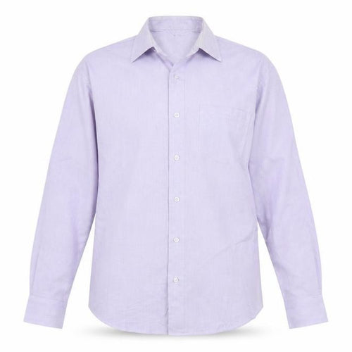 Dunnes Stores Men's Purple Long Sleeve Regular Fit Dress Shirt 15.5” 40cm