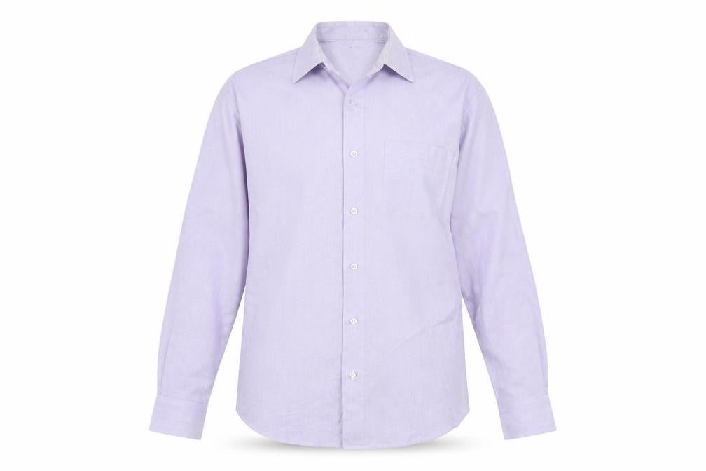 Dunnes Stores Men's Purple Long Sleeve Regular Fit Dress Shirt 15.5” 40cm