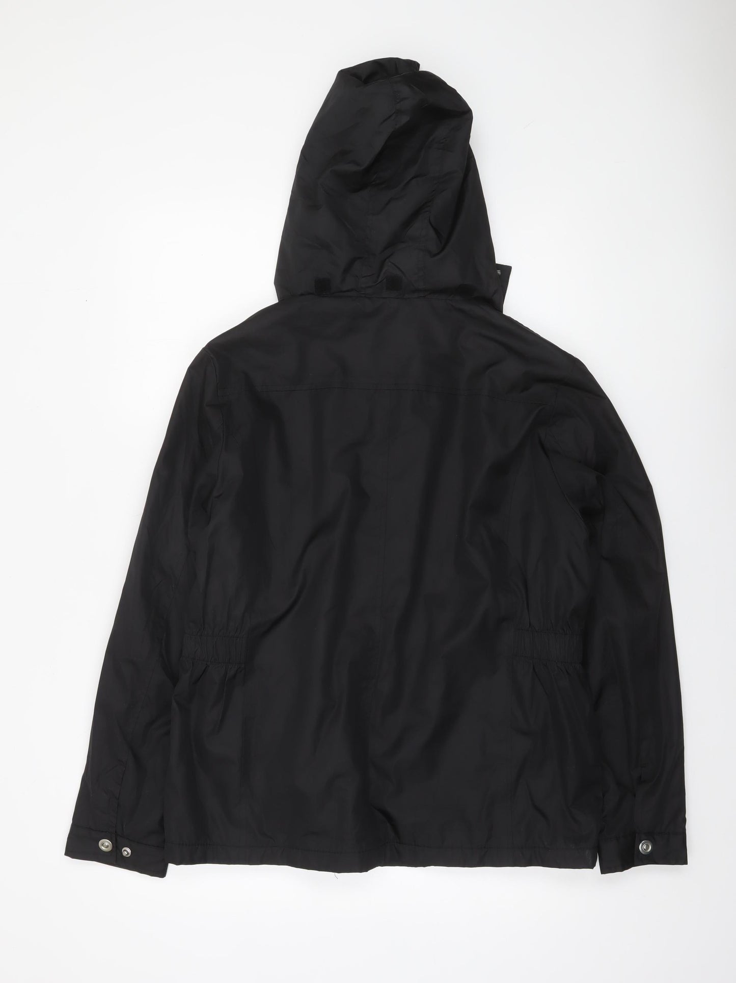 Dunnes Stores Womens Black Hooded Anorak Jacket Size 14