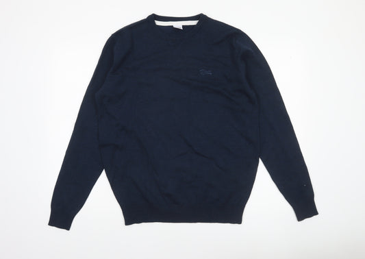 Diesel Men's Blue Crew Neck Pullover Jumper Size L