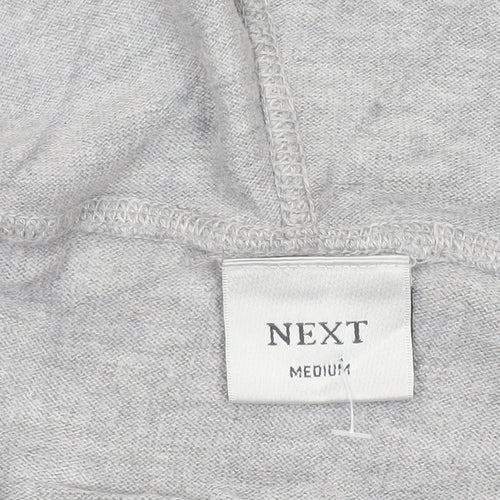Next Womens Grey Sleeveless Hooded Pullover Jumper Size M