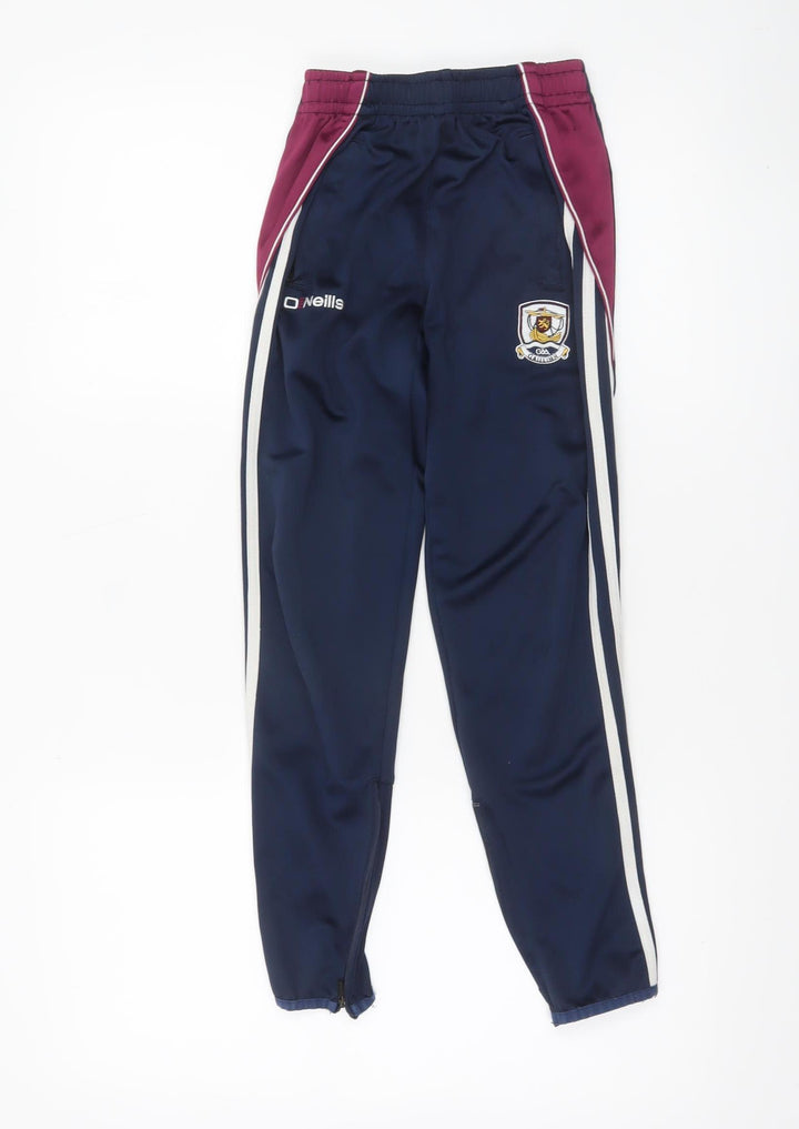 O'Neills Boys Blue Jogger Sports Trousers Age 9-10 Years with Side Stripes