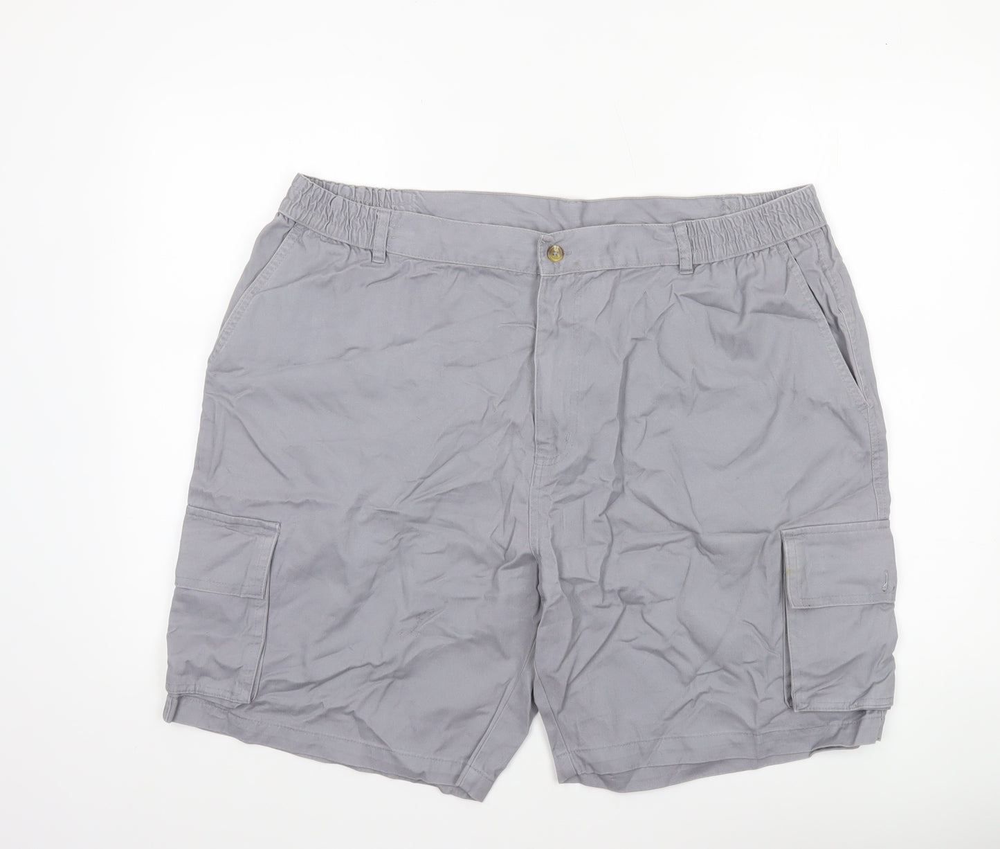Cotton Traders Mens Grey Cargo Shorts Size 42 Regular Fit
