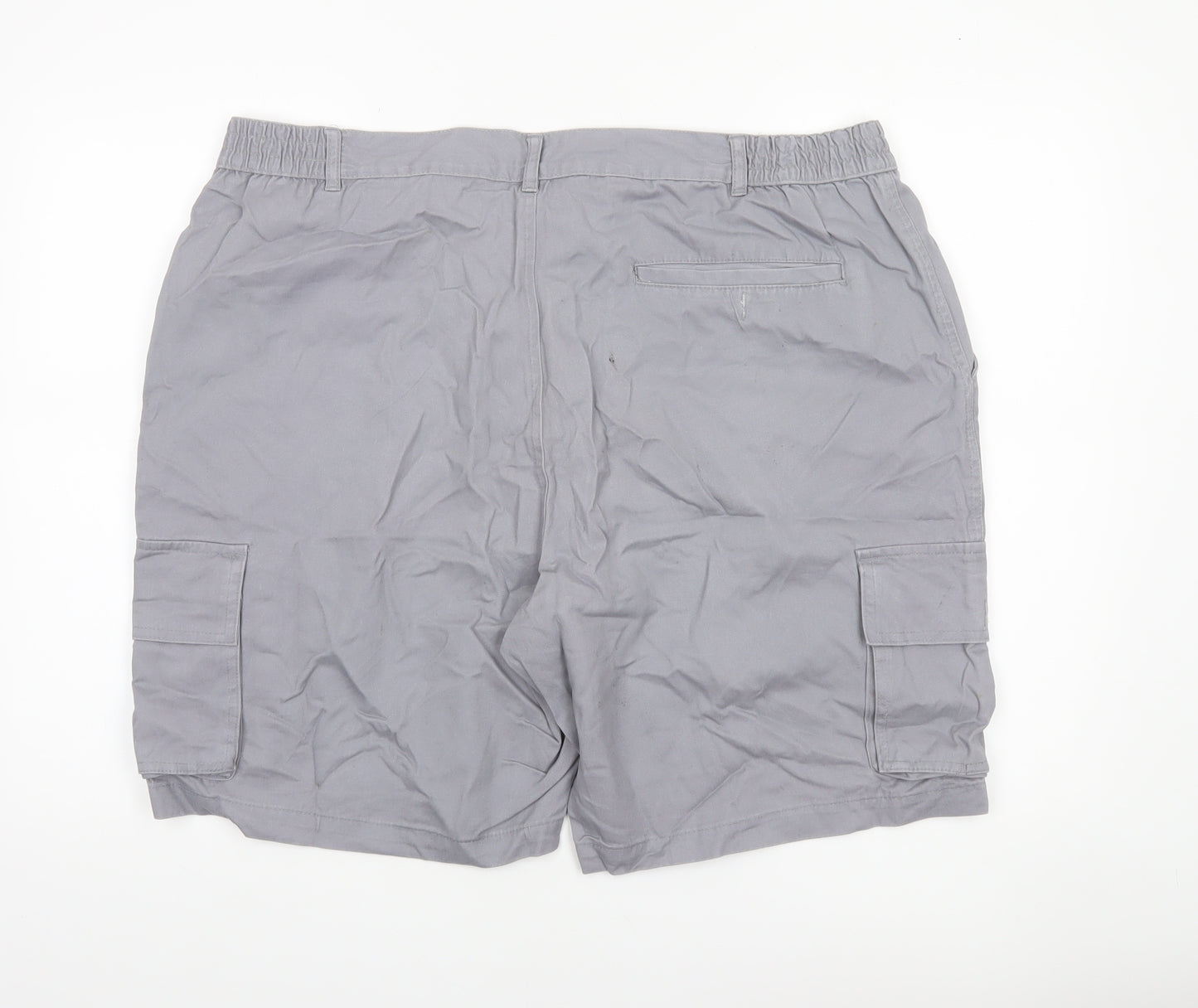 Cotton Traders Mens Grey Cargo Shorts Size 42 Regular Fit