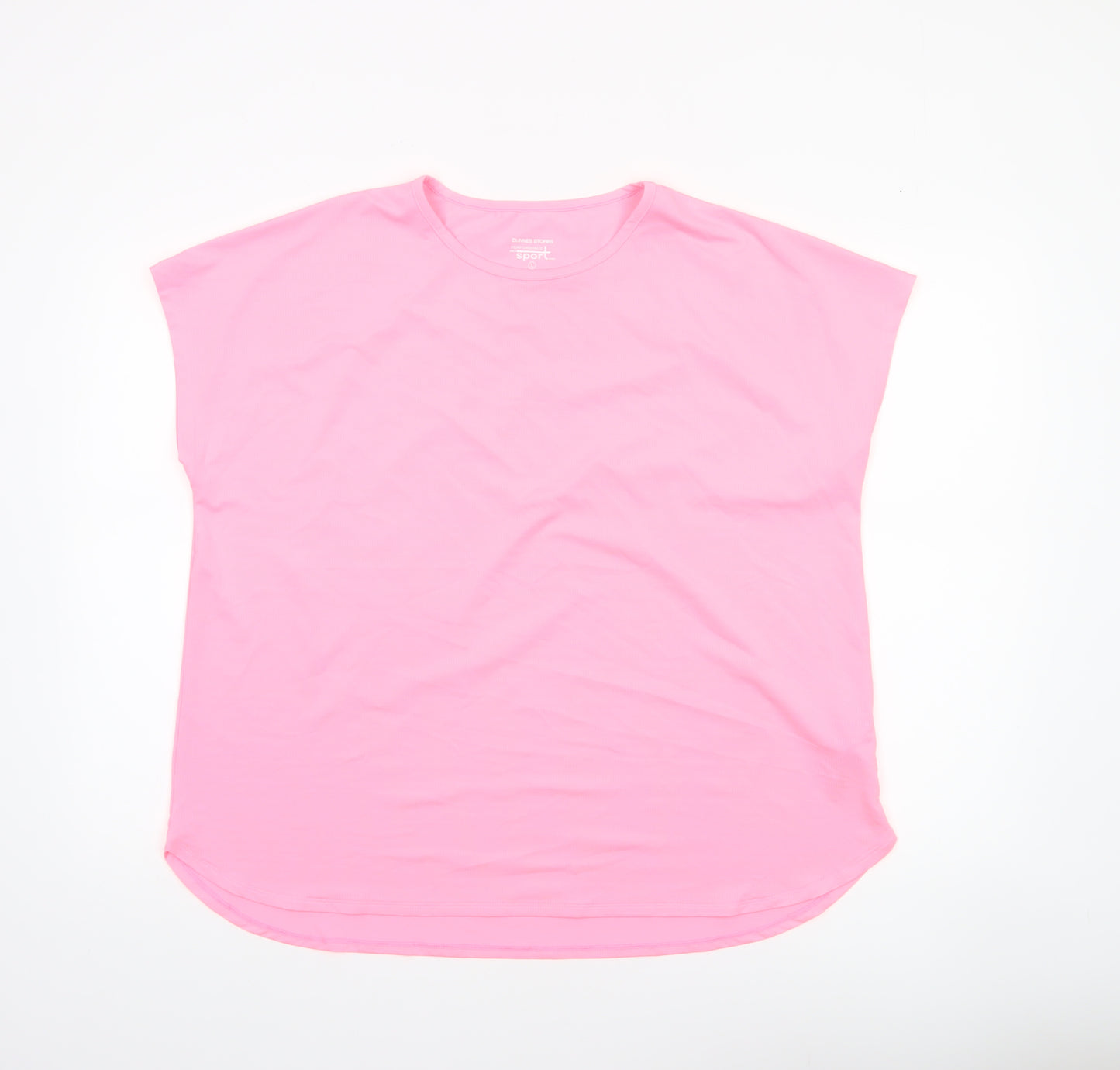 Dunnes Stores Women’s Neon Pink Sport T-Shirt L Lightweight Activewear Top