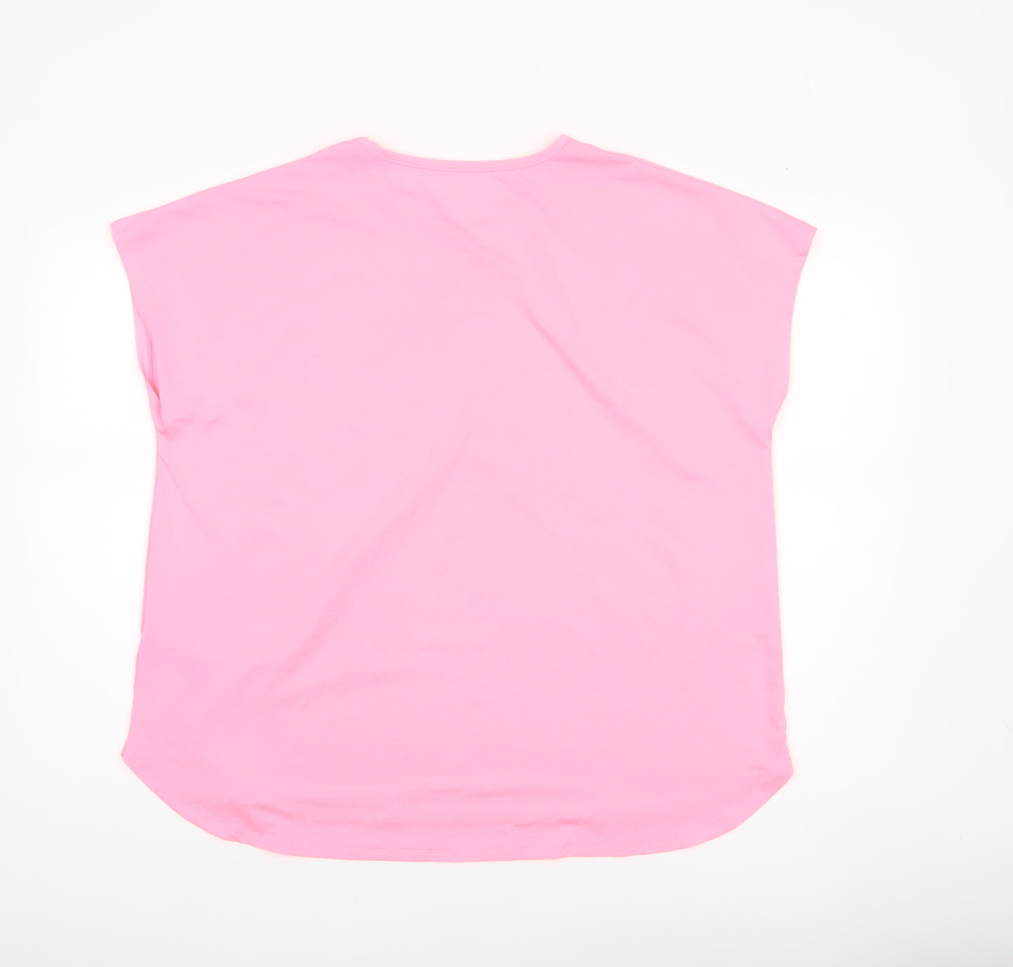 Dunnes Stores Women’s Neon Pink Sport T-Shirt L Lightweight Activewear Top