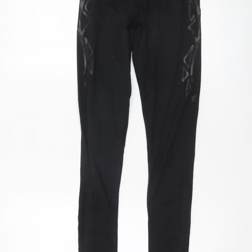 Reebok Women's Black Compression Leggings Size S Gym & Training Wear
