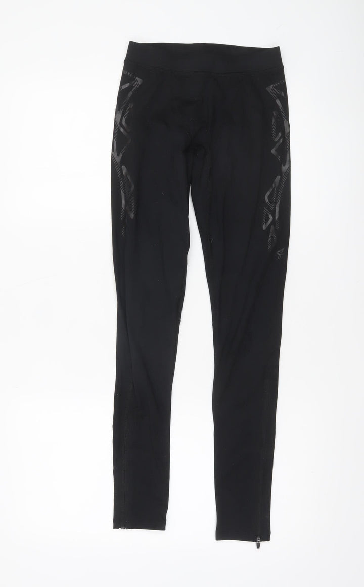 Reebok Women's Black Compression Leggings Size S Gym & Training Wear