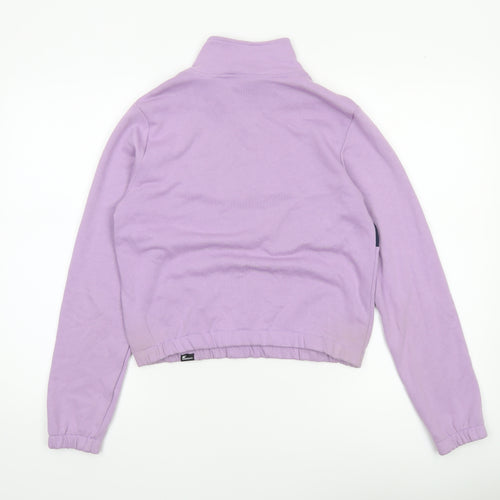 New Balance Women's Purple 1/4 Zip Sweatshirt XS Athletic Pullover