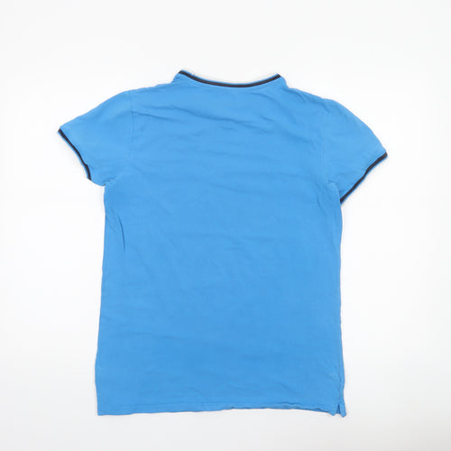 Dunnes Stores Men's Blue Muscle Fit Crew Neck T-Shirt Size L
