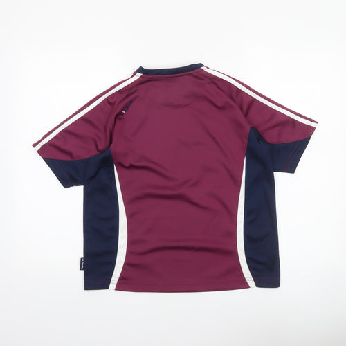 O'Neills Boys Maroon & Navy Short Sleeve Sports T-Shirt 10-11 Years