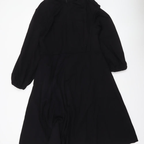 Lennon Courtney Black A-Line Long Sleeve Dress Women’s Size 14