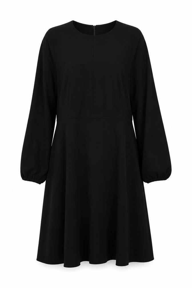 Lennon Courtney Black A-Line Long Sleeve Dress Women’s Size 14