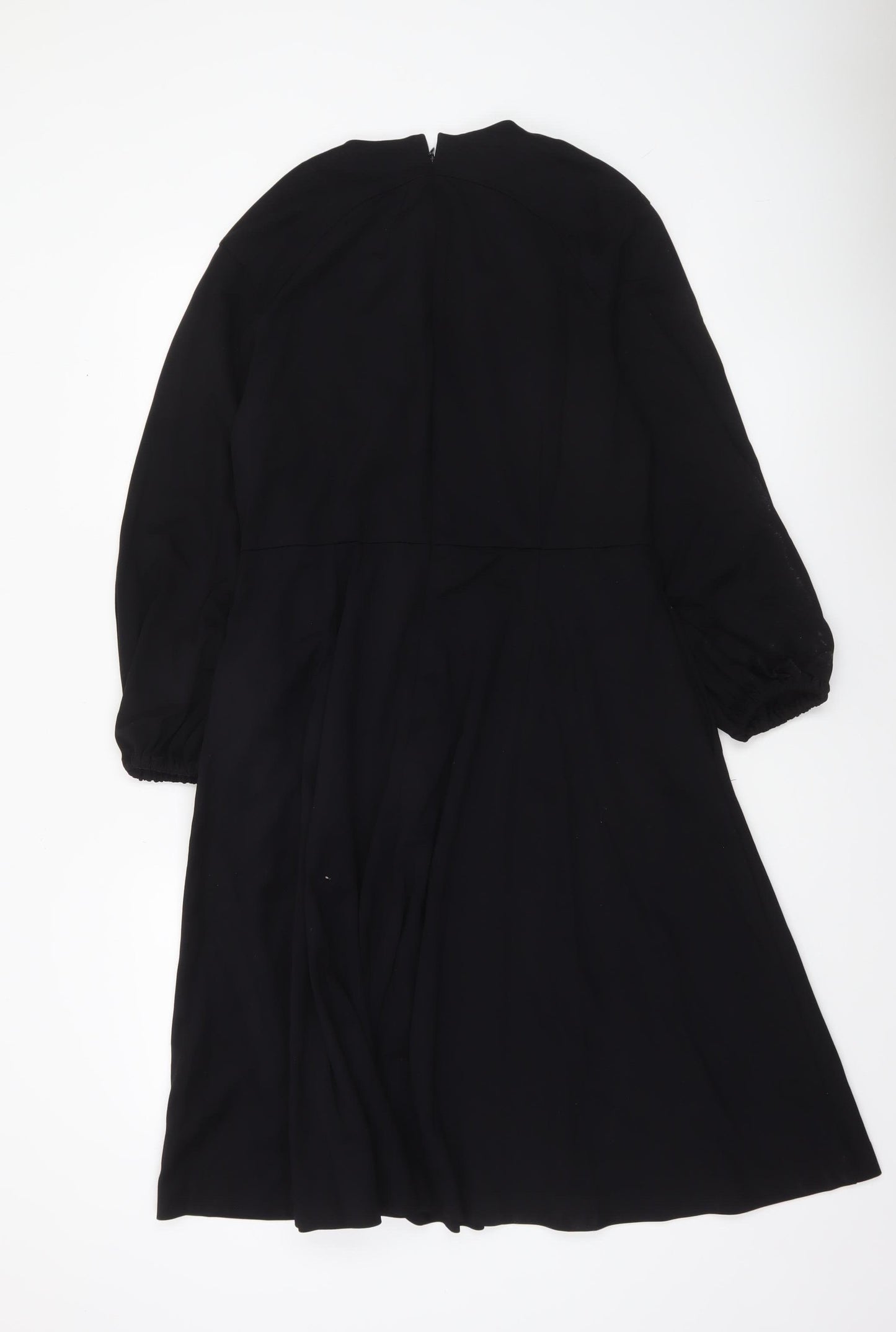 Lennon Courtney Black A-Line Long Sleeve Dress Women’s Size 14