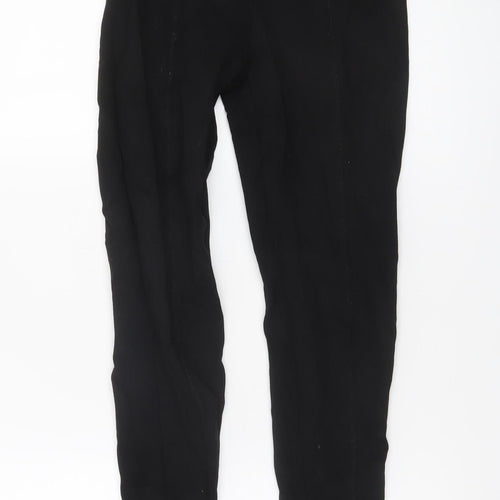 Zara Basic Women's Black XS Skinny Stretch Ankle Zip Leggings