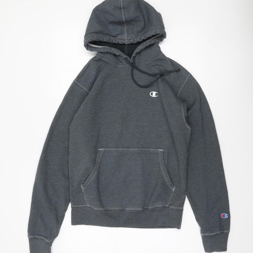 Champion Men's Grey Pullover Hoodie Size S Regular Fit Fleece