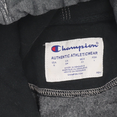 Champion Men's Grey Pullover Hoodie Size S Regular Fit Fleece