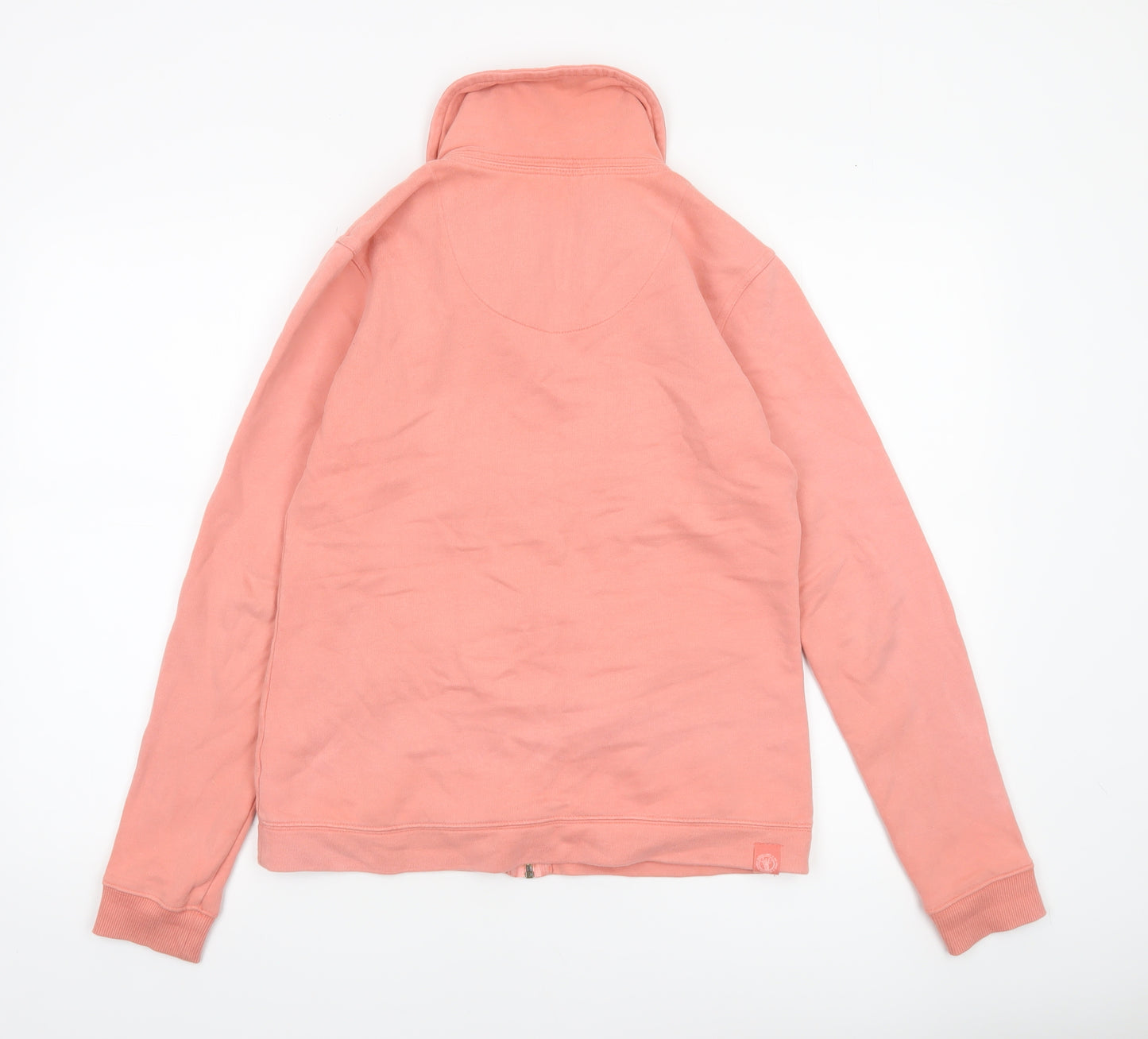 Fat Face Women’s Pink Cotton Zip Jacket Size 10 Casual Full Zip