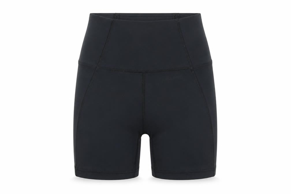 USA Pro Womens Black Size 6 Biker Shorts High Waist Stretch Gymwear