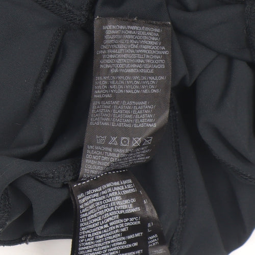 USA Pro Womens Black Size 6 Biker Shorts High Waist Stretch Gymwear