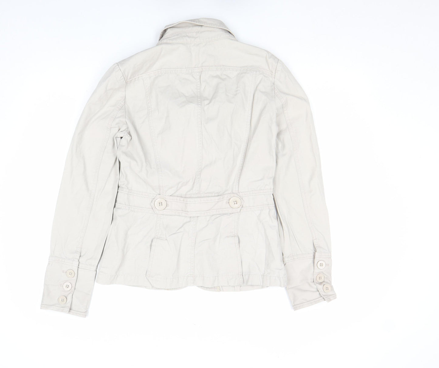 Rocha John Rocha Teens Beige Cotton Button Blazer Jacket Size 12 Years