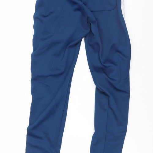 Sinners Attire Boys Blue XS Jogger Trousers with Side Stripe